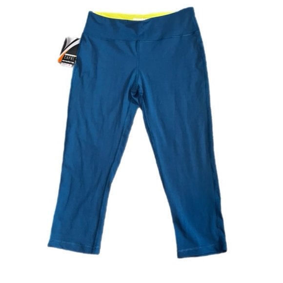 Leggings Capri Marika Sport Taille S - Imprimé Marbré Multicolore, Longueur 19 Pouces, NEUF étiqueté